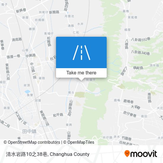清水岩路10之38巷地圖