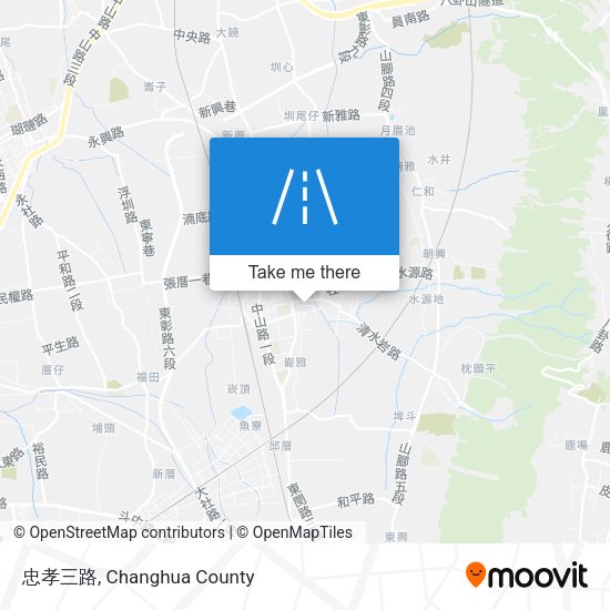 忠孝三路 map