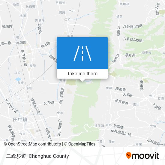 二峰步道 map