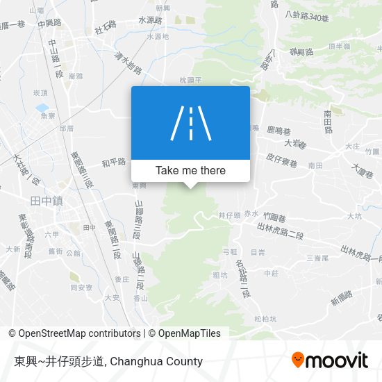東興~井仔頭步道地圖