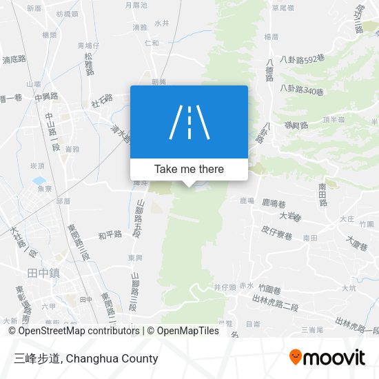三峰步道 map