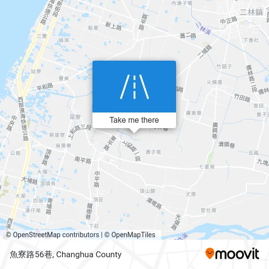 魚寮路56巷 map