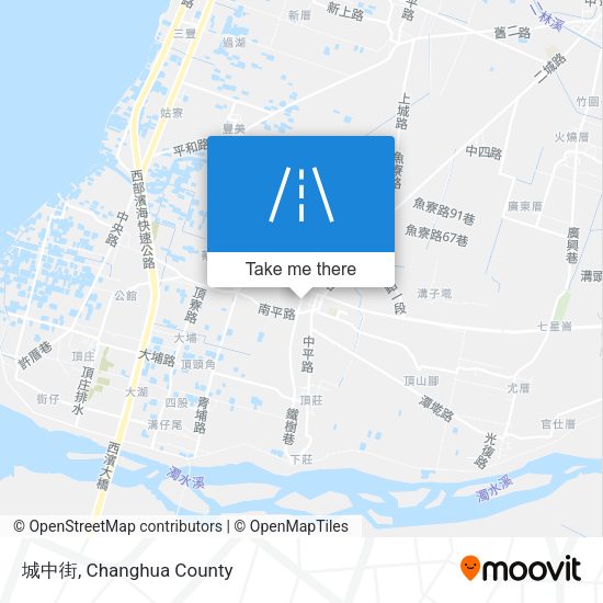 城中街地圖