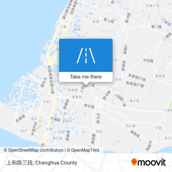 上和路三段 map