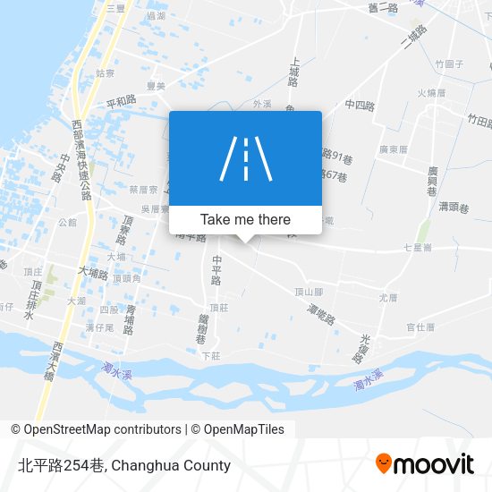 北平路254巷地圖