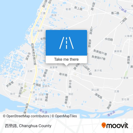 西勢路地圖