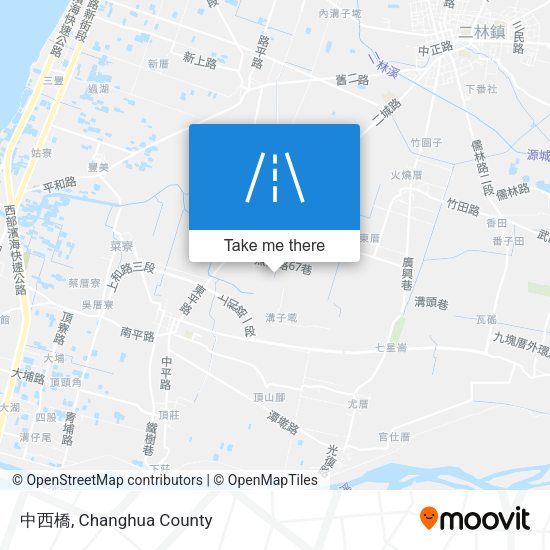 中西橋 map