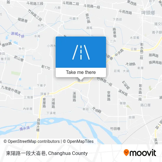 東陽路一段大崙巷 map
