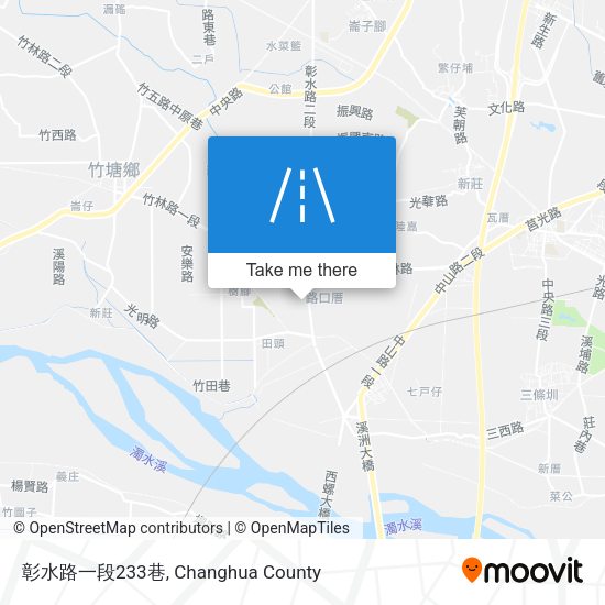 彰水路一段233巷地圖