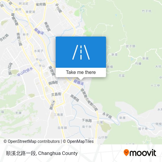 順溪北路一段地圖