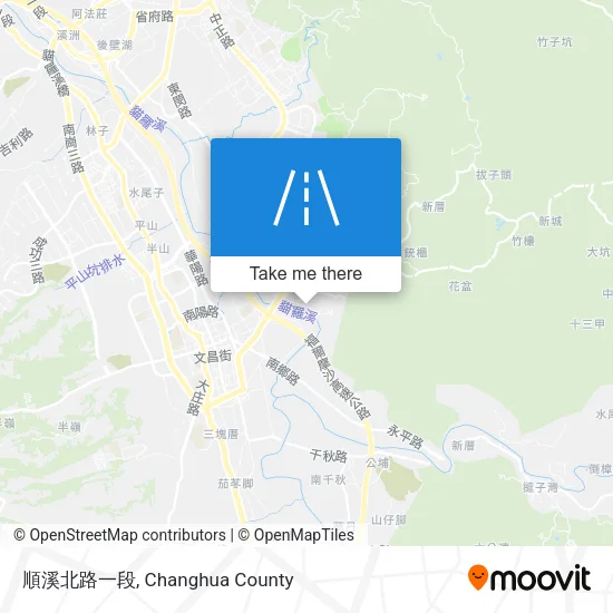 順溪北路一段地圖