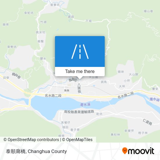 泰順廊橋地圖