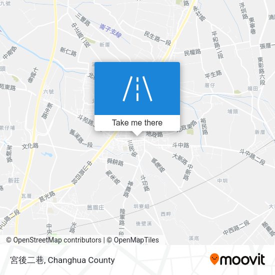 宮後二巷 map