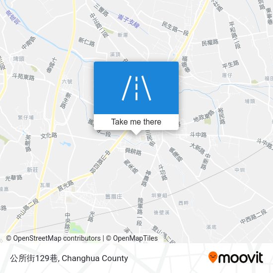 公所街129巷地圖