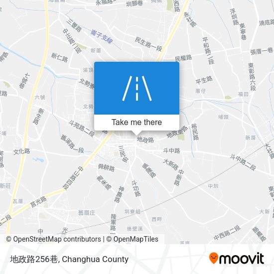 地政路256巷 map