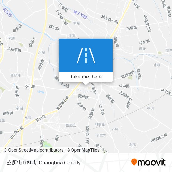 公所街109巷地圖