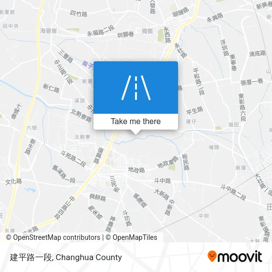 建平路一段 map