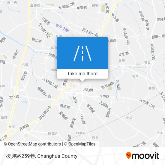 復興路259巷 map