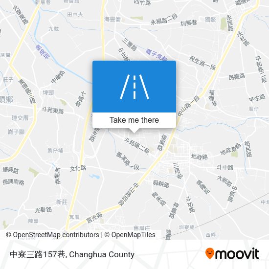 中寮三路157巷地圖