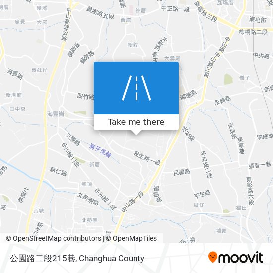 公園路二段215巷地圖