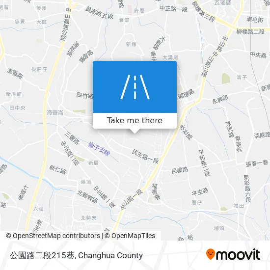 公園路二段215巷地圖