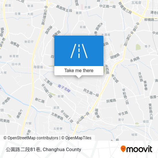 公園路二段81巷地圖
