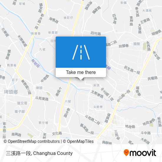 三溪路一段地圖