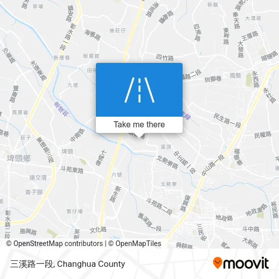 三溪路一段地圖