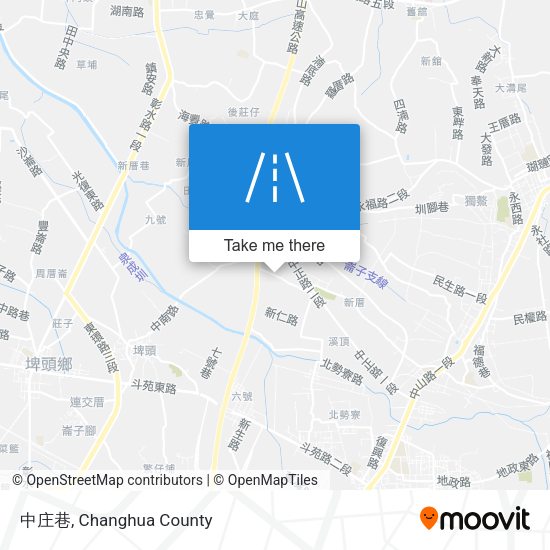 中庄巷 map