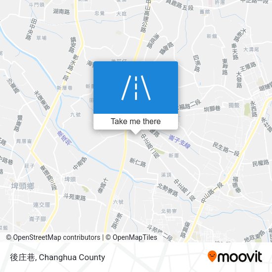 後庄巷地圖