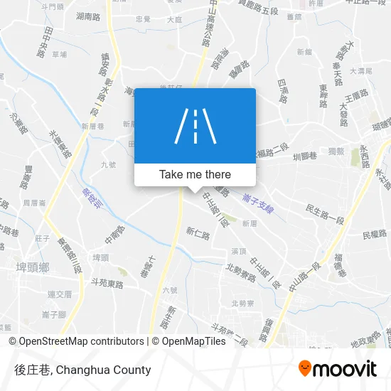 後庄巷 map