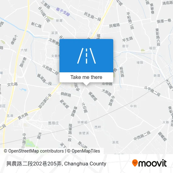 興農路二段202巷205弄地圖