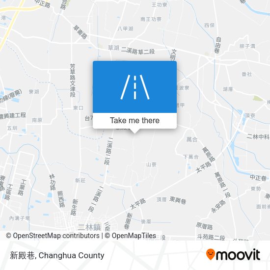 新殿巷 map