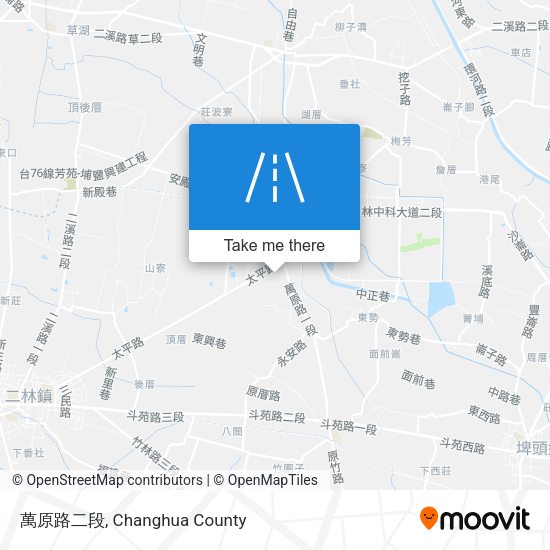 萬原路二段 map