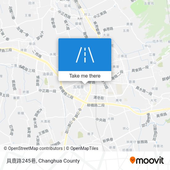 員鹿路245巷 map