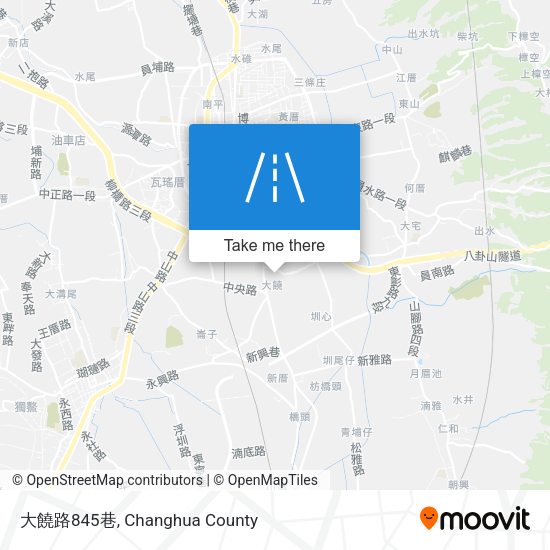 大饒路845巷 map