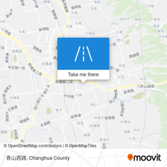 香山西路地圖