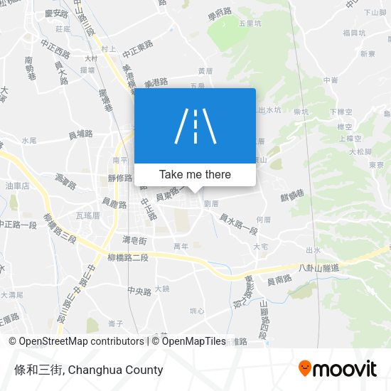 條和三街 map