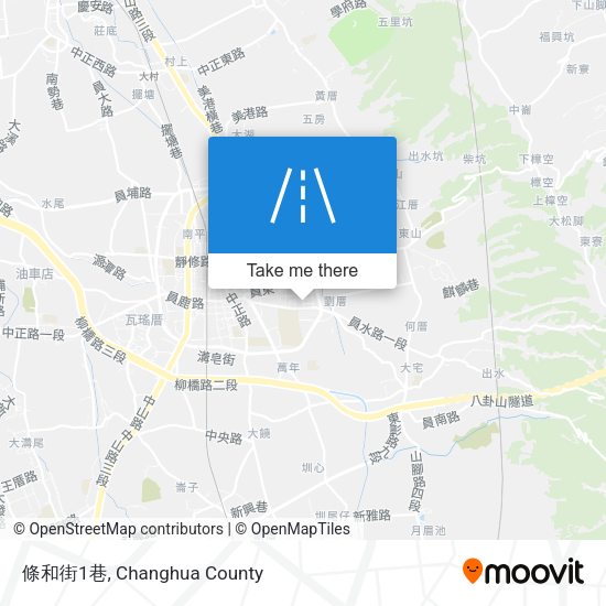條和街1巷 map