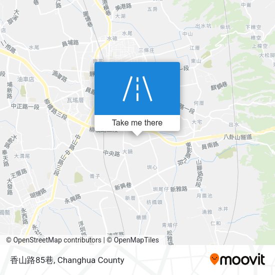 香山路85巷地圖