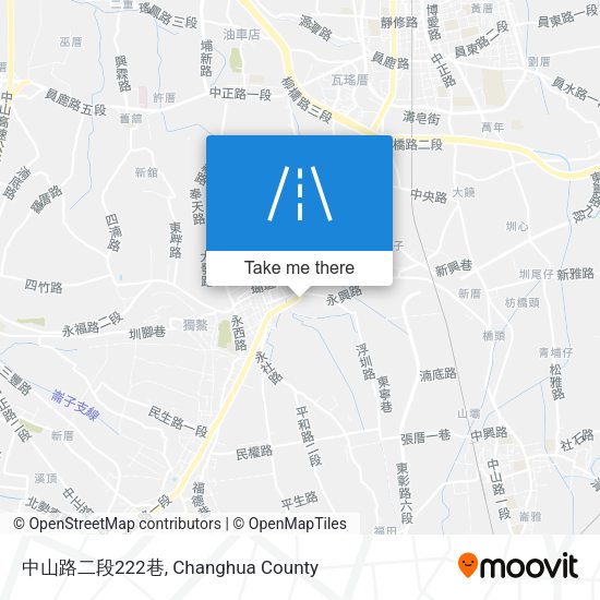 中山路二段222巷地圖