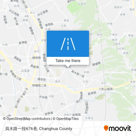 員水路一段676巷 map