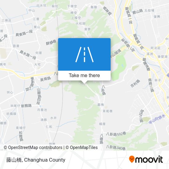 藤山橋地圖