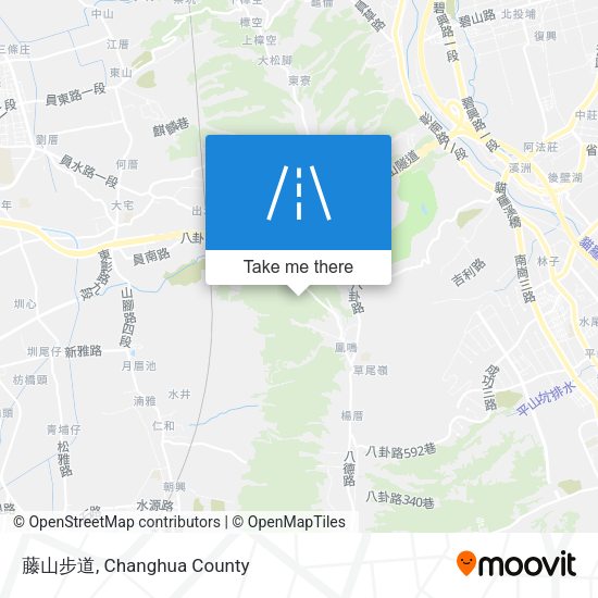藤山步道 map