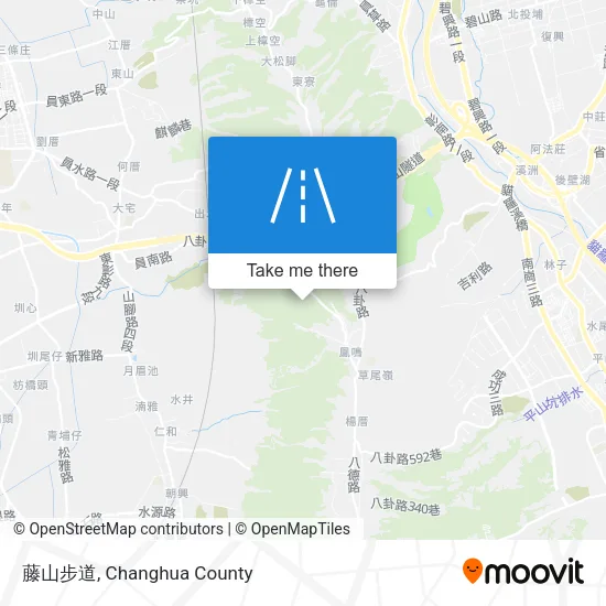 藤山步道地圖
