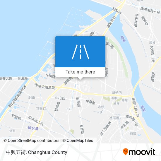 中興五街地圖