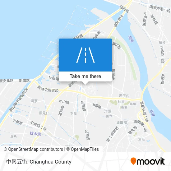 中興五街 map