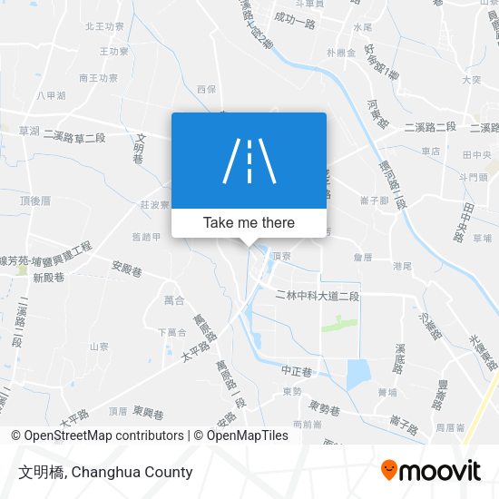 文明橋 map