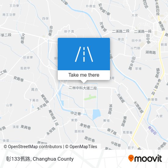 彰133舊路地圖