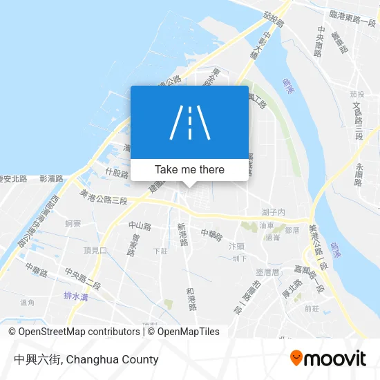 中興六街 map